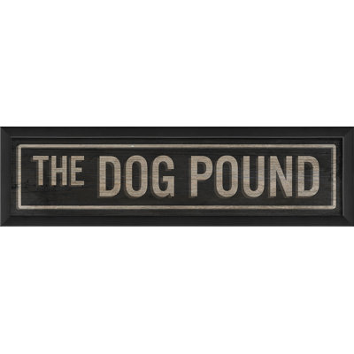 « the dièse », art textuel encadré Dog