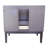 Elysian 37 " W Freestanding Standard Free Standing 1 Single Vanity Bathroom Vanity With Top-91869763
