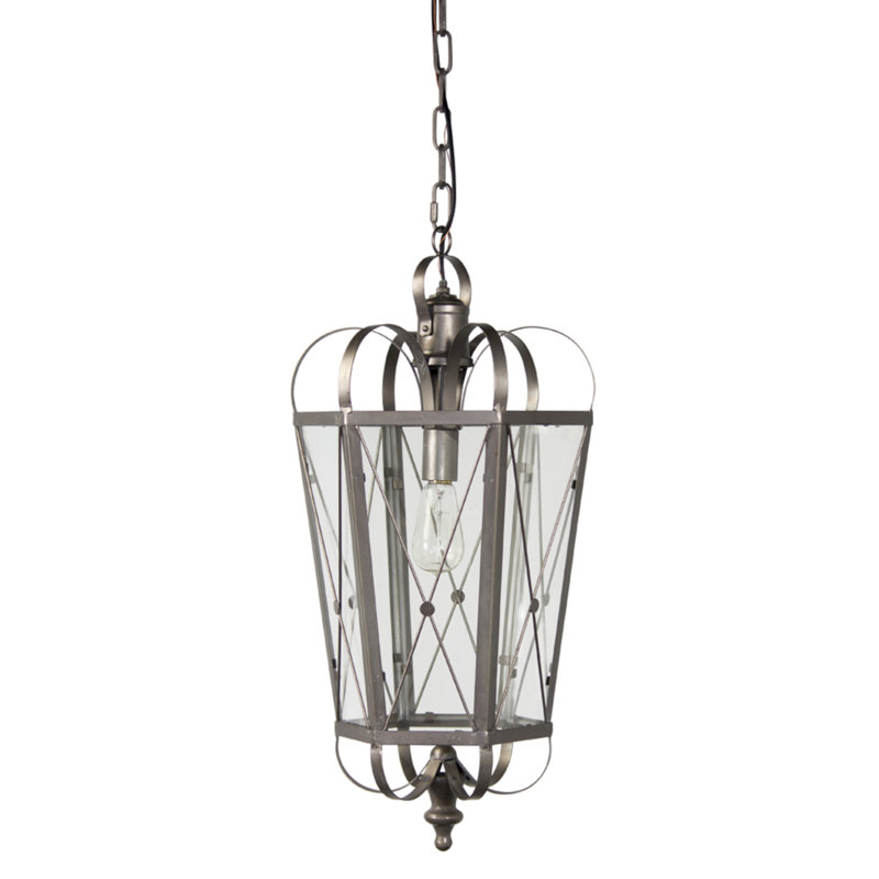 Dunigan 1 - Light Silver Unique/Statement Pendant