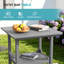 Table de patio carrée Pennington Cedartown-126133265
