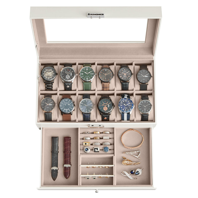Chastine Steel Watch Box +, Beige