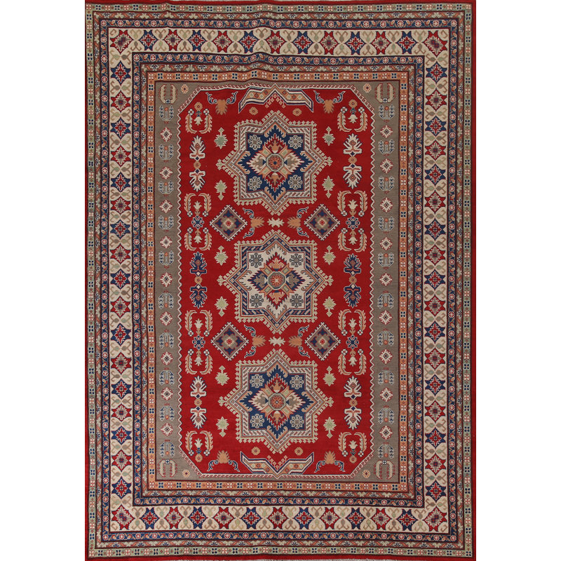 Handmade Kazak Oriental Area Rug