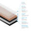 Planche de vinyle de luxe SPC 7 po x 60 po x 6 mm-46832948
