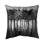 Monochrome trees - 20"x20" Throw pillow - Poly twill - Print on demand