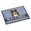 Tapis d'extérieur antidérapant Tonsina Sheltie Welcome-775649743