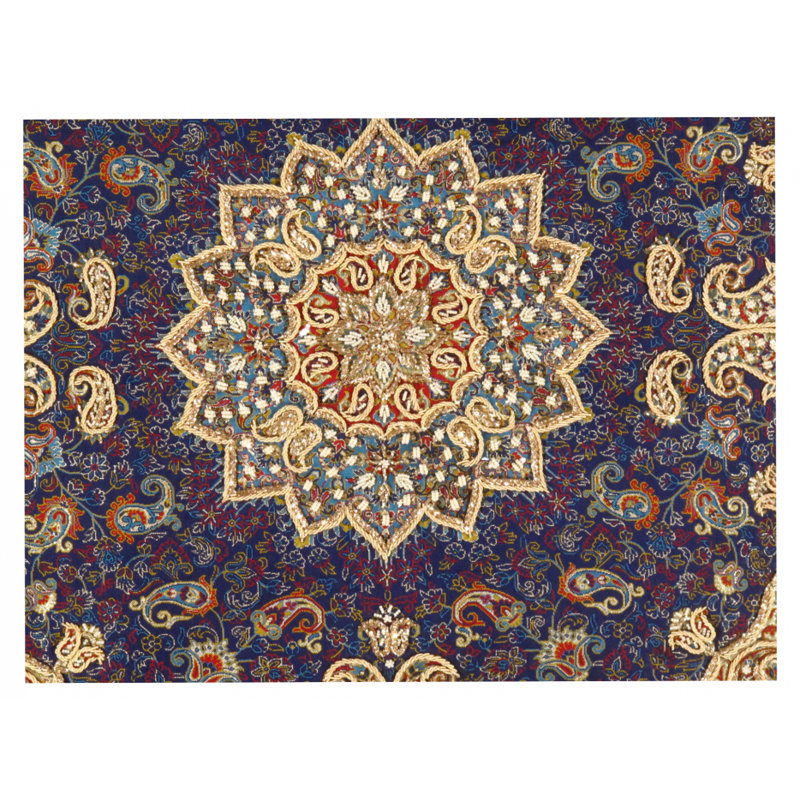 Square Pillow Cover & Insert, Light Blue Floral, 29"H x 29"W