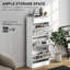 18 Pair Flip Down Shoe Storage