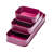 iDesign Recycled Plastic Office Organizer Bin, Set of 3 – S,M,L-Moss-98402786