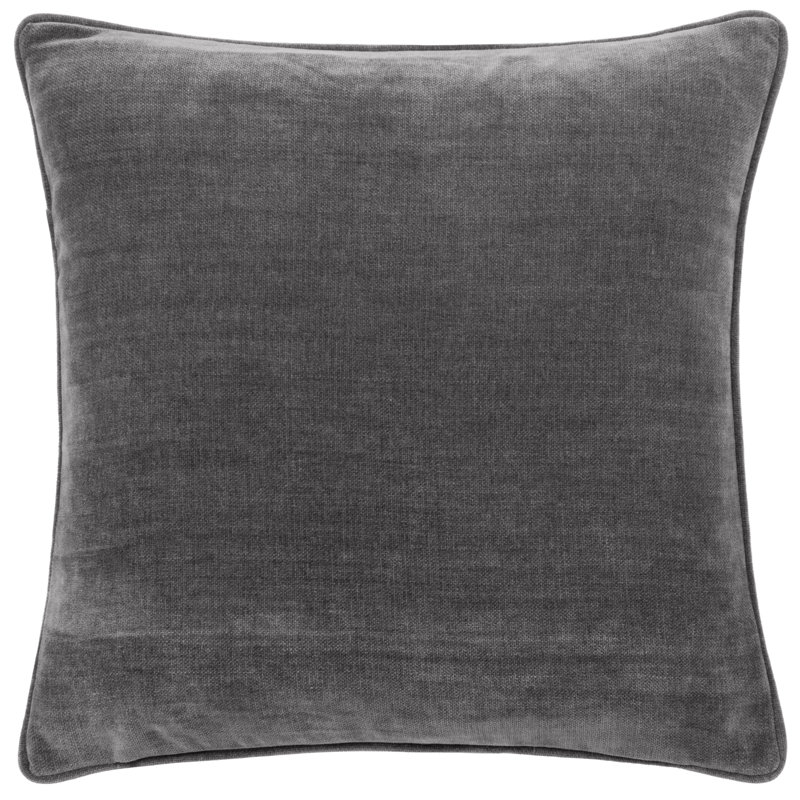 Square Cushion, Dark Grey