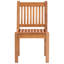 Catriona Outdoor Teak Dining Side Chair