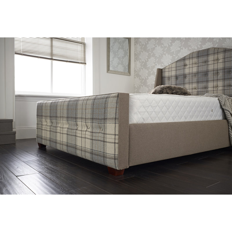 Erby Upholstered Bed, Double (4'6)