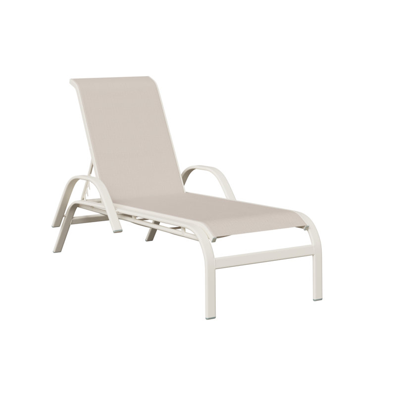 Méridienne Berlin Gardens Murphy, Blanc mat, Beige