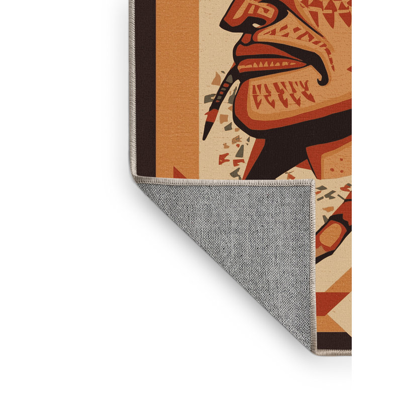 Tapis lavable à la machine Palmerston Olmec, 3 X 5