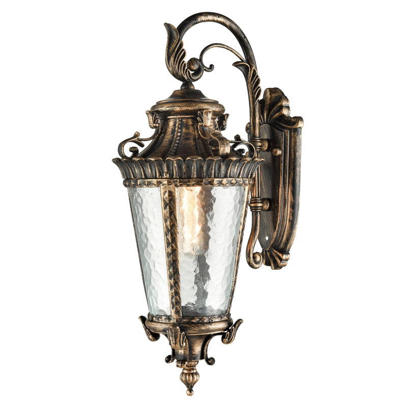 Moa Outdoor Aluminum Wall Light, Bronze