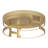 Strobbe - LED Flush Mount Modern Gold Finish
