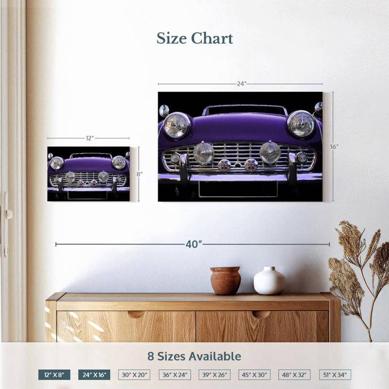 Mehar Fiat, 16" H x 24" W