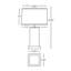Harvey 19.25" Table Lamp-118228689