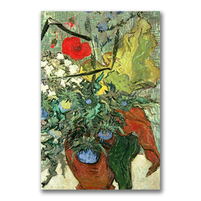 "bouquet de fleurs sauvages" par vincent van gogh, reproduction d’art sur toile