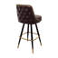 Tabouret de bar pivotant capitonné-117321645