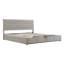 Caddo Velvet Upholstered Bed With Hydraulic Lever, Functional Storage Bed, Rivet Decoration-365473878-396243066