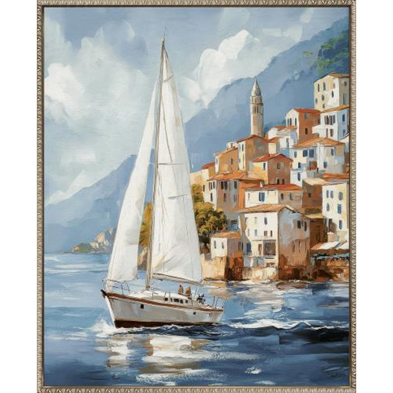 Sail Away Italy II Canvas Wall Art