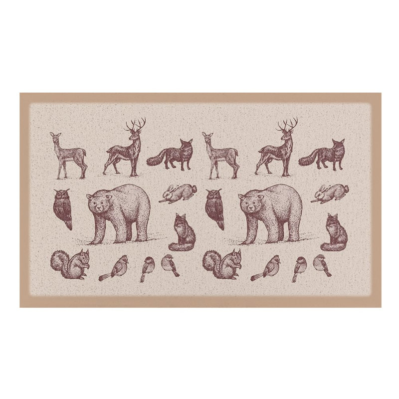 Non-Slip Animal Print Indoor & Outdoor Doormat