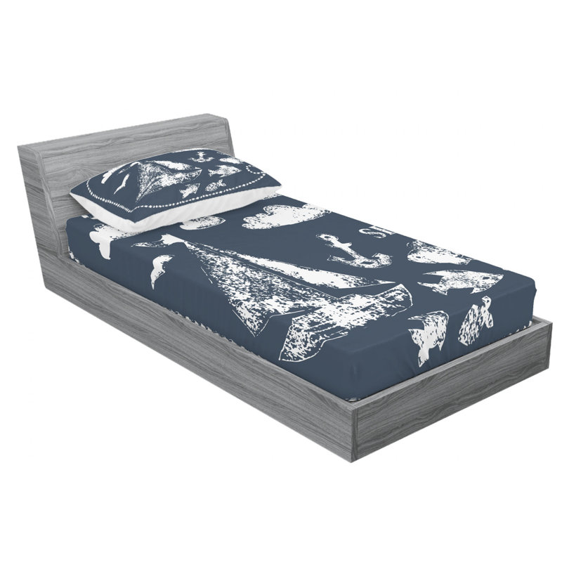 Microfiber Sheet Set, Twin XL Sheet Set with Fitted Sheet