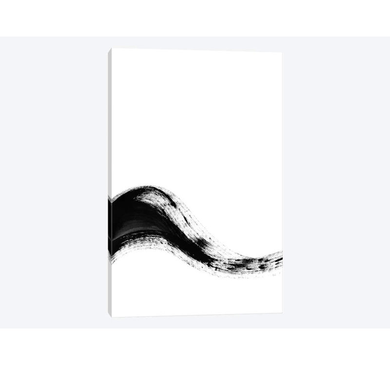 « motion no. 3 » par melissa selmin, reproduction d’impression sur toile tendue, H 32 po x l 24 po x P 1 po, Blanc
