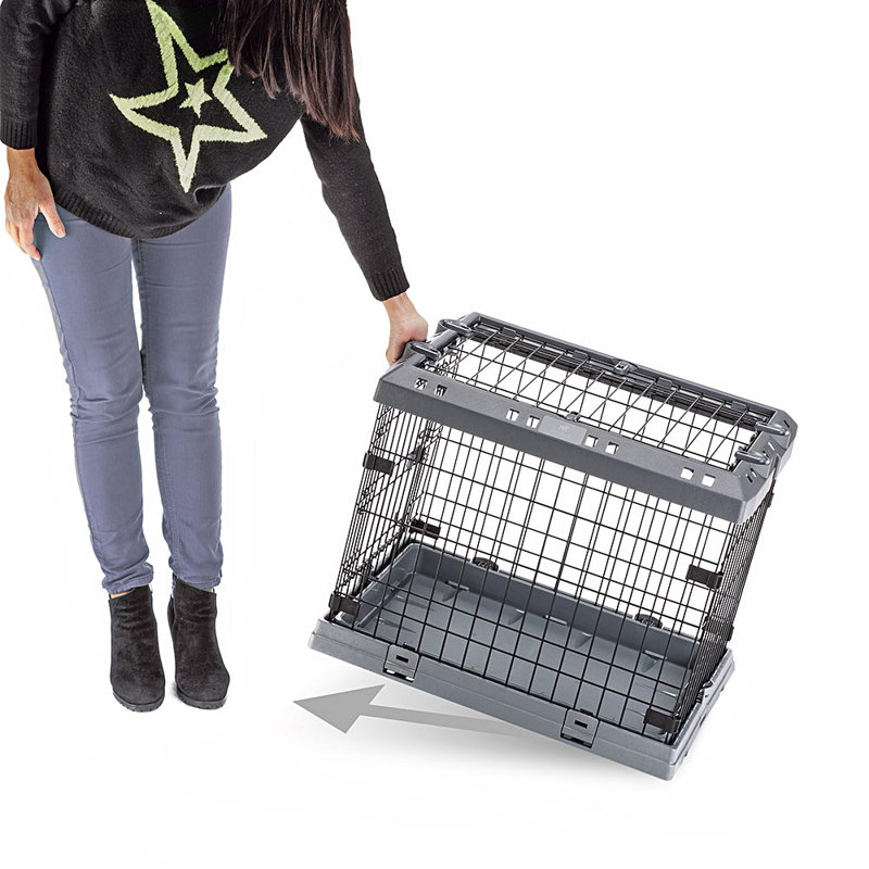 Pet Crate with 3 Doors, 50cm H x 47cm W x 62cm D