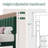 Queen Size Bed Frame Velvet Upholstered Platform with Adjustable Vertical Channel Tufted Headboard, No Box Spring Needed, Dark Green-1371623001