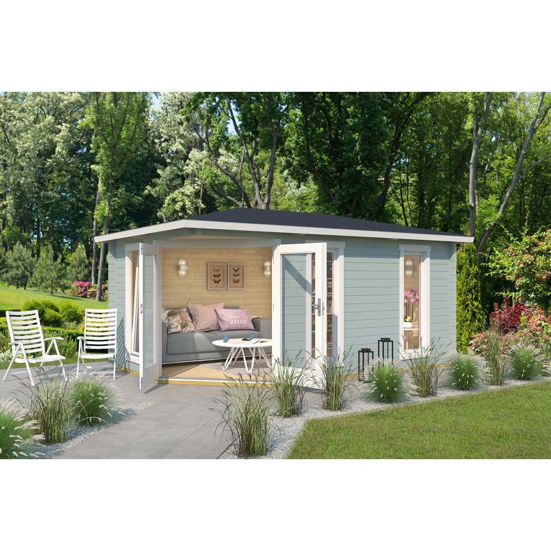 Edinburgh 15 x 9 Ft Tongue and Groove Corner Summer House