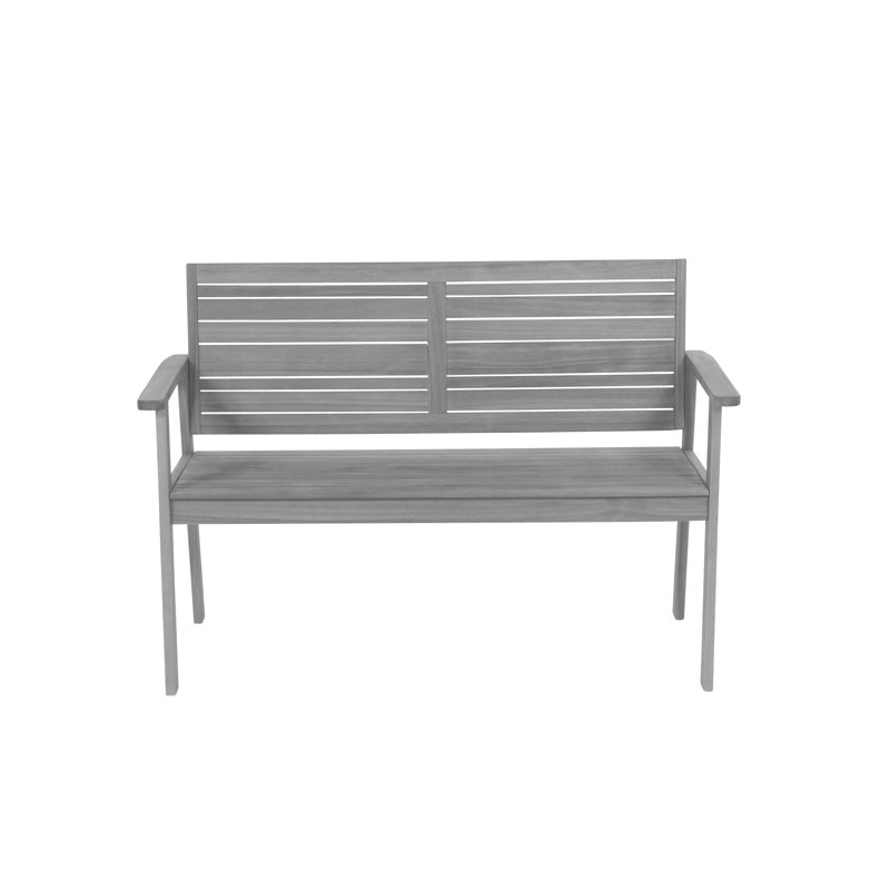 Edmundson Solid Wood Acacia Outdoor Bench