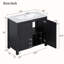 Meuble-lavabo simple 36 po avec plateau Stacye-680285890