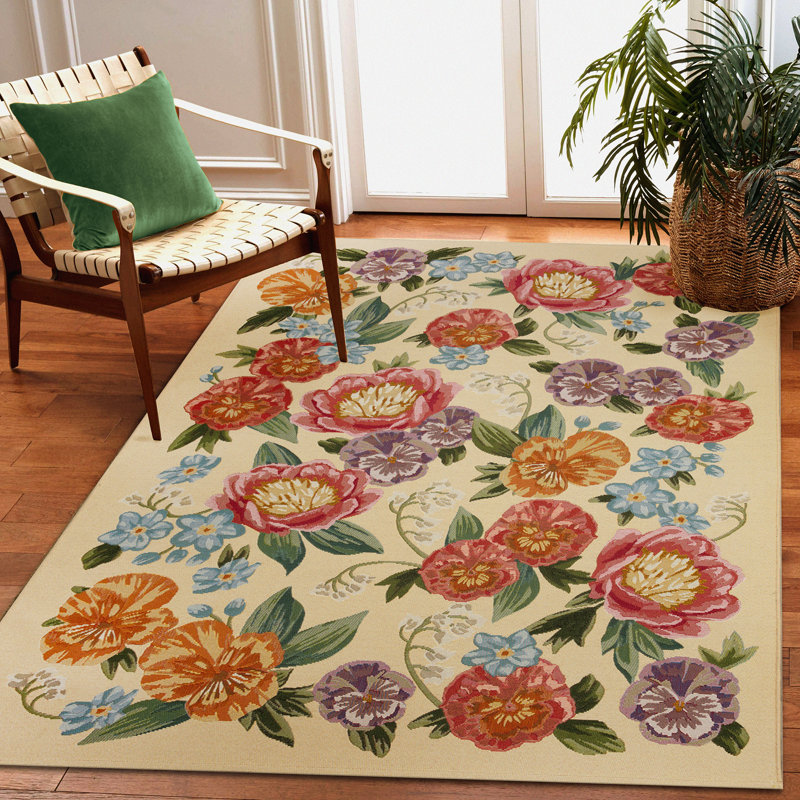 Tapis intérieur / extérieur Kincaid, Rectangle 4 pi 10 po x 7 pi 6 po
