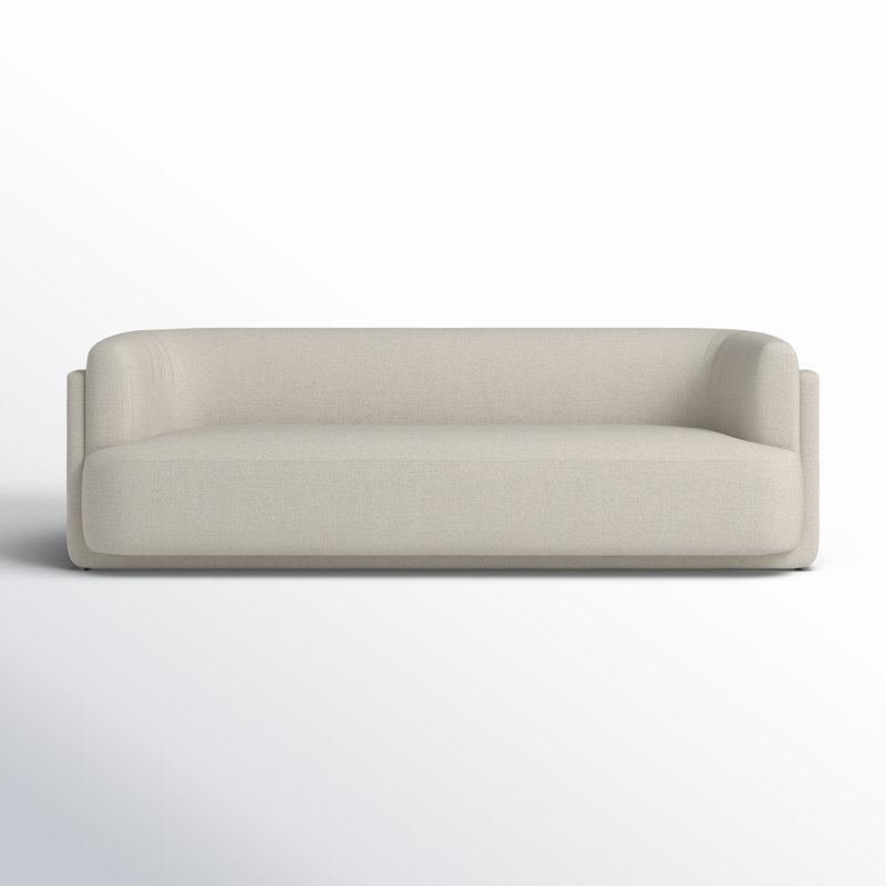 Hartley 95" Sofa, Dove Crescent Rayon/Viscose