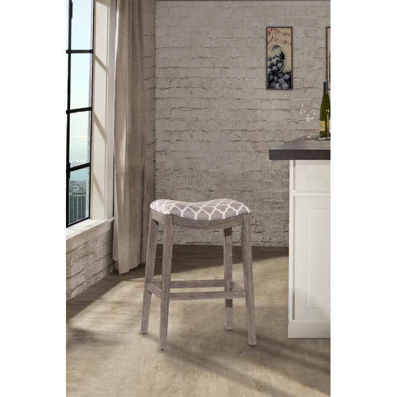 Tabouret de bar et de comptoir Hebron, Gris, Tabouret de bar (siège d'une hauteur de 29,75 po)