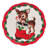 4 Piece 8.5" Nostalgic Ceramic Plates