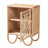 Berenika Acelin Modern Bohemian Rattan Nightstand