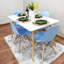 Chaise d'appoint Chu (ensemble 4)-130678161