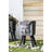 11.4" X 13" 22.4" Greek Planter With Legs - Gray Magnesium Oxide For Interior & Exterior Pleasure 11.4X13x22.4 Inches Statue Made Of