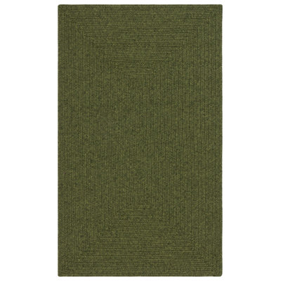Lakehurst Solid Green Indoor/Outdoor Rug