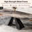 78.74'' To 110.23” Extendable Rectangular Sintered Stone Dining Table For 10-12-1851124117