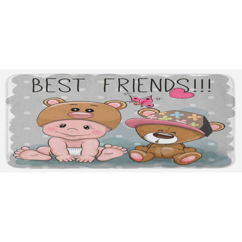 Tapis de cuisine papillon