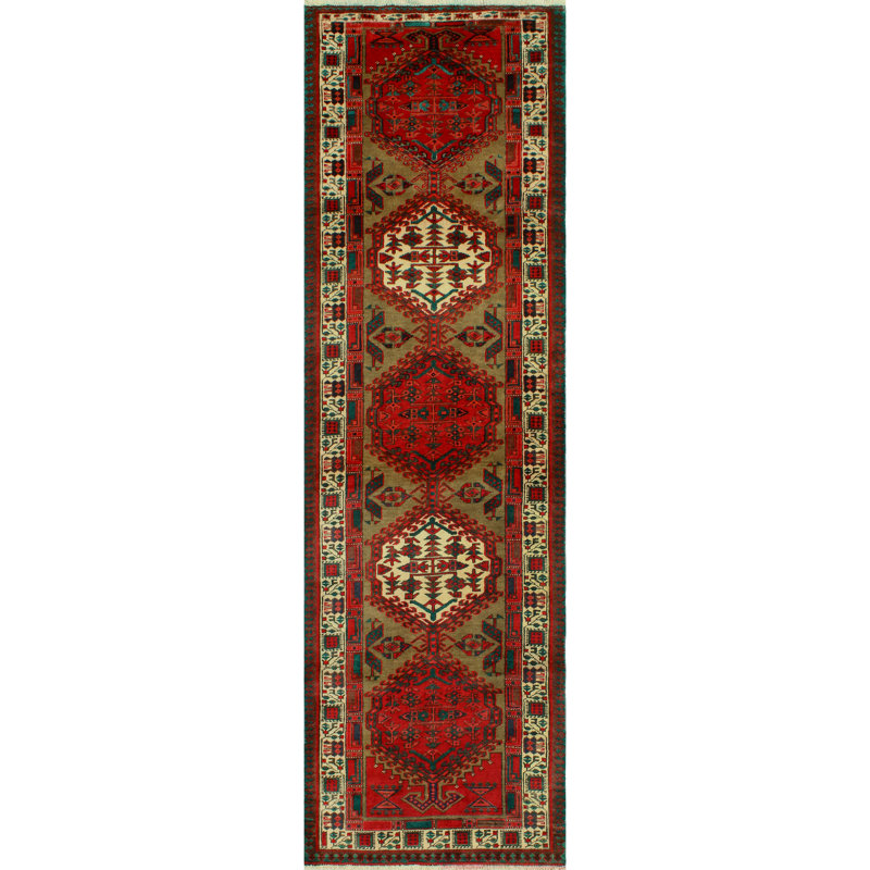 Khylar Distressed Basil Brown Runner