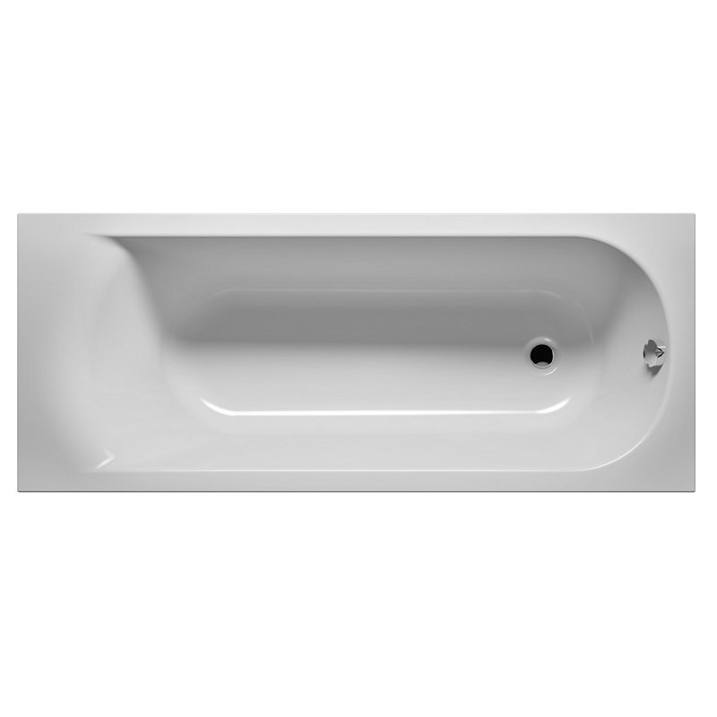x 800mm Soaking Acrylic Bathtub, 80cm H x 180cm L x 80cm D