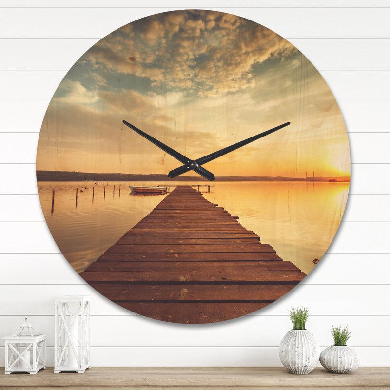 Horloge murale Sea Pier, Très grand