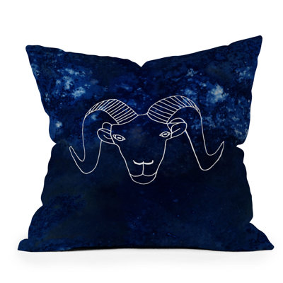 Camilla Foss Astro Aries Outdoor Square Pillow Cover & Insert