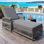 Chaise longue inclinable pour l'extérieur, fauteuil en osier avec accoudoirs, fauteuil inclinable réglable pour le patio avec coussins moelleux amovibles, salon de piscine en rotin toutes saisons pour jardin près de la piscine