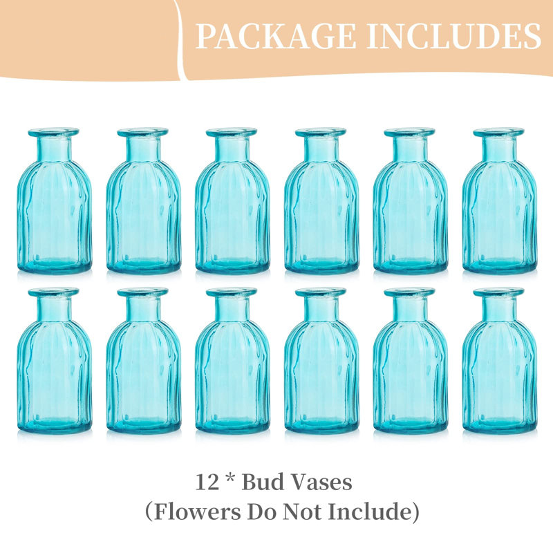Chasady Glass Table Vase, Blue