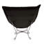 Fauteuil à volutes en angora et ébène-374386177